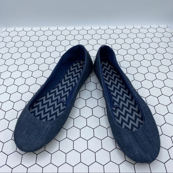 Dark Denim Flats - Picture 3 of 3